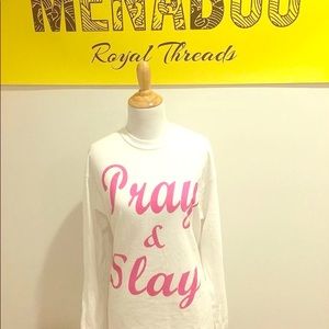 Woman Long Sleeve White Tee Shirt